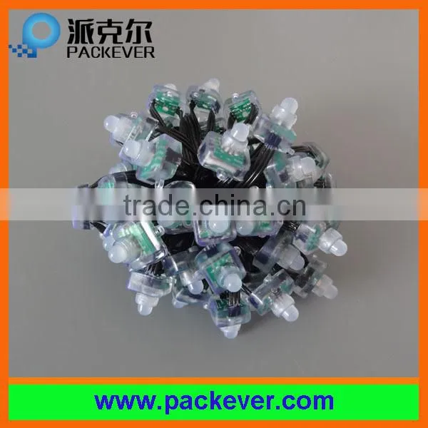 Black Cable Ws2811/sm16703/ucs1903 RGB 12mm 5V Square LED Pixel String photo-4