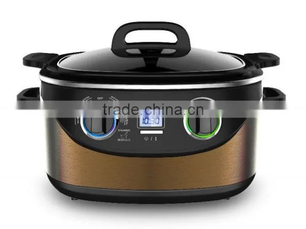 2016 New Hot Sale Slow Cooker LCD Display Electric Rice Cooker 8 in 1 Electric Digital Multi Cooker for Sale photo-5
