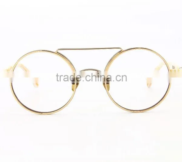 GB109 Classic Bridge Elegant Round Frame Reading Glasses photo-2