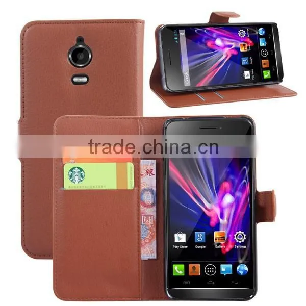 High Quality Leather Wallet For Wiko Wax Case photo-2