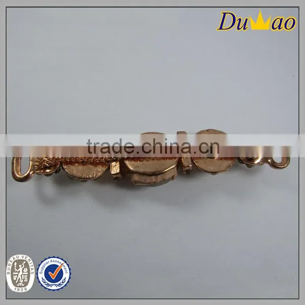 Rhinestone Shoe Ornament With Alloy Chain for Slipper Sandal photo-4