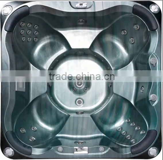 Double Use 4 Person Massage Whirlpool Bathtub Spa Tub photo-2
