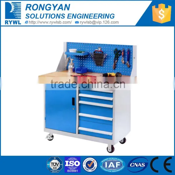 RYWL 2016 Quality Stainless Steel Work Table With Wheels & Drawers photo-2