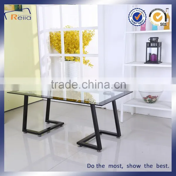 TEMPERED GLASS SIMPLE DINING TABLE COMPUTER DESK photo-5