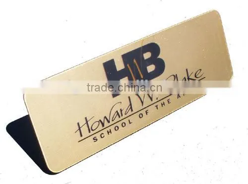 Metal Nameplate With Embossed Letters photo-2