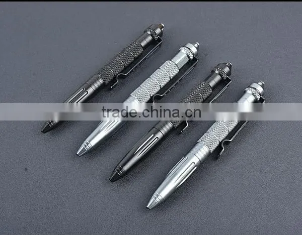 2016 Hot Selling Good Quality Tactical Pen With Tungsten Steel Head and LED Flashlight photo-5
