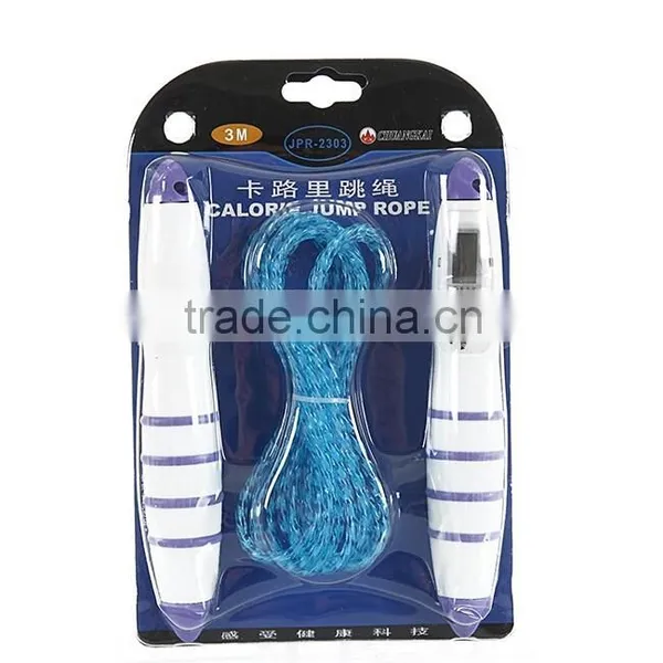 Electric LCD Calorie Jump Rope, Fitness Sports Digital LCD Calorie Counter Timer Jumping Rope photo-6