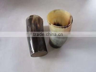 Natural Buffalo Horn Mugs /Tankard photo-6