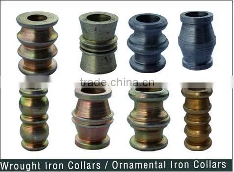 Ornamental Iron Stud, Wrought Iron Collar photo-3
