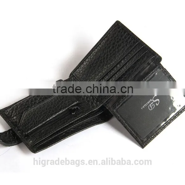 Baellerry Men Leather Wallet With Zipper Pocket photo-4