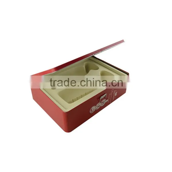 Suitcase Tin Box With Pvc Insert for Food Packaging photo-4