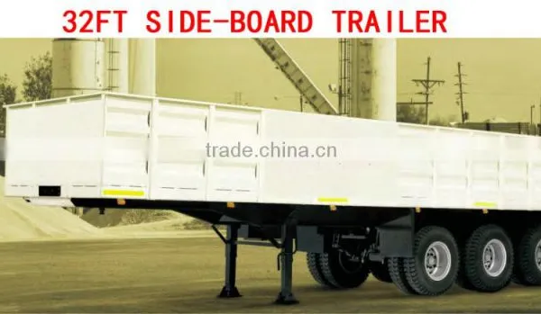 40 FT 60 FT SEMI LOW BED TRUCK TRAILER HEAVY DUTY AXLES HEAVY DUTY MULTILEAF SUSPENSION TRUCK TRAILER Heavy Duty Boat Trailers photo-5