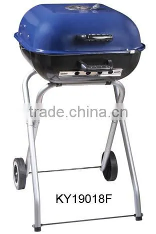 KEYO BBQ Grill 18 Inch Hamburger Grill With Wheels photo-2