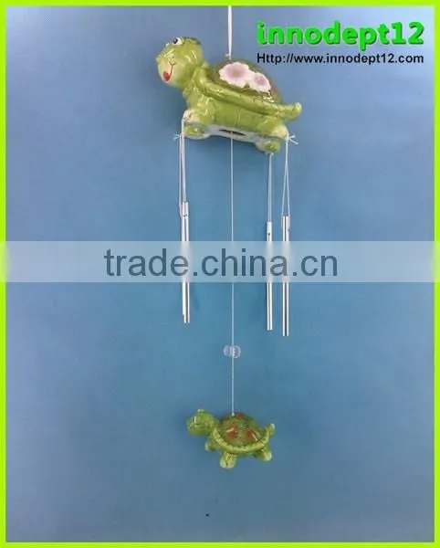 Home Interior Decoration Ceramic Tortoise Wind Chimes