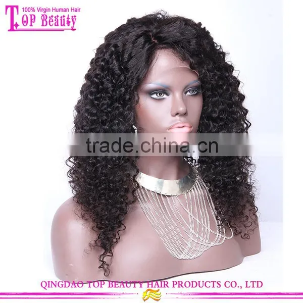 22 Inches Malaysian Deep Curly Hair Long Side Part Thin Skin Silk Base Full Lace Wig photo-2
