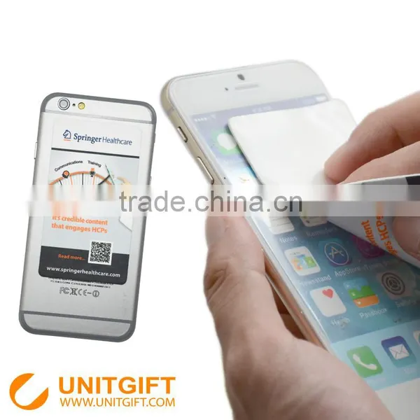 Customized Shape Adhesive Microfiber Screen Cleaner photo-3