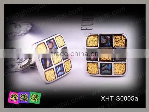 2014 New Fashion Stainless Steel Cufflink Cuff Clip Jewelry