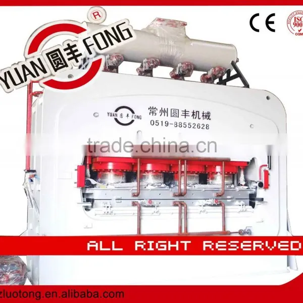 Automatic Hot Press Laminator / High Speed Melamine Laminate Press Machine
