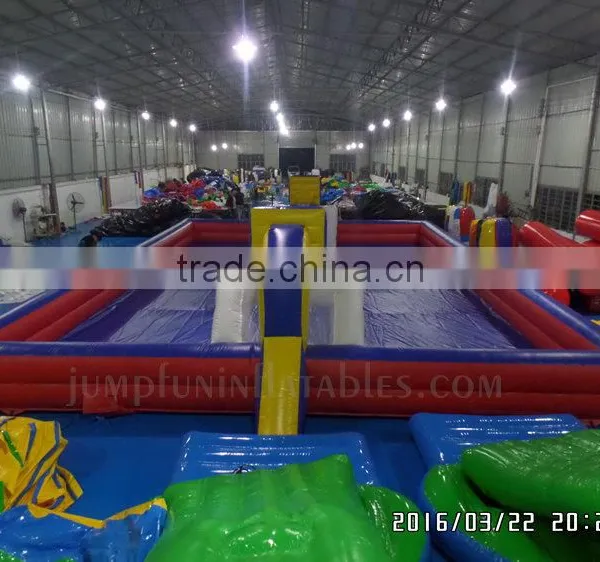 Trade Assurance Soap Inflatable Football Field Outdoor,Inflatable Water Soccer Pitch/Soap Basketball Field Sale photo-2