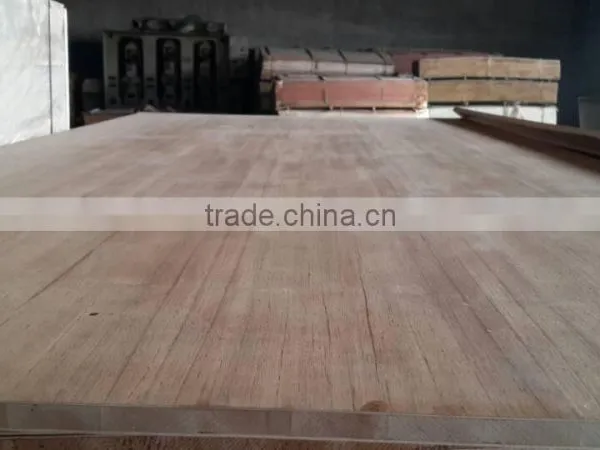 Natural teak blockboard for Mid East market