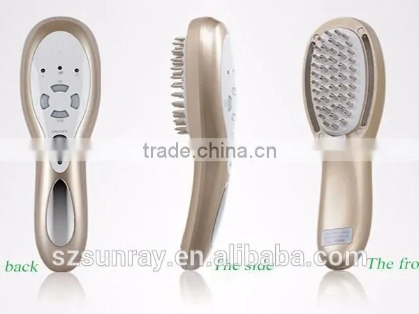 Scalp Massager Machine & Comb Vibrating Electric Hair Scalp Massager Hair Straightening Comb photo-3