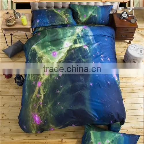 3d Galaxy Bedding Sets Twin/Queen Size Universe Outer Space Themed Bedspread 2pcs/3pcs/4pcs Bed Linen Bed Sheets Duvet Cover Set photo-4