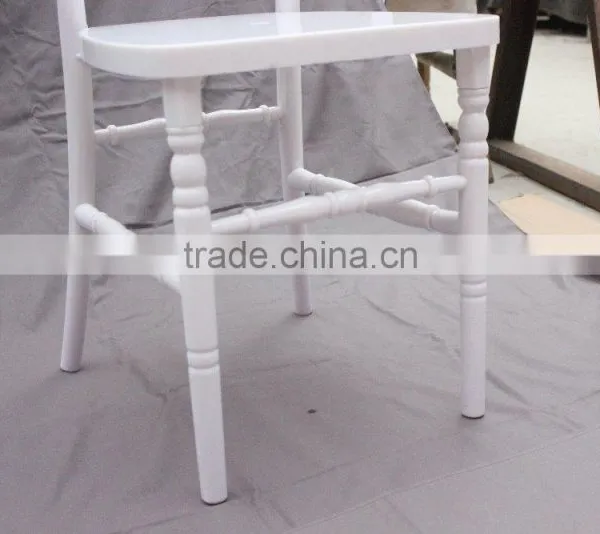 White Resin/Acrylic/PolyCarbonate Napoleon Chair--strong photo-4