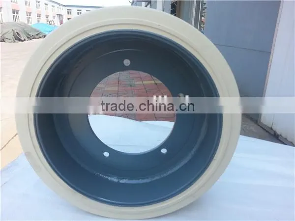 Small Solid Rubber Wheels 3.20-8 3.60-8 4.00-8 16x5-9 Used for Industry Trailer Machine photo-6