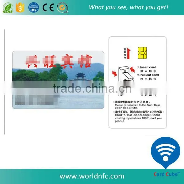 PVC Smart Card 5542 Chip Writable Card Contact Plastic PVC Card photo-4