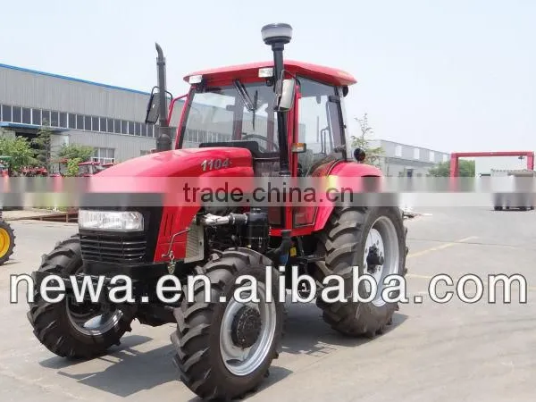 2016 Hot 110hp 4WD NEW1104 With Front End Loader and Backhoe Farm Tractor photo-2