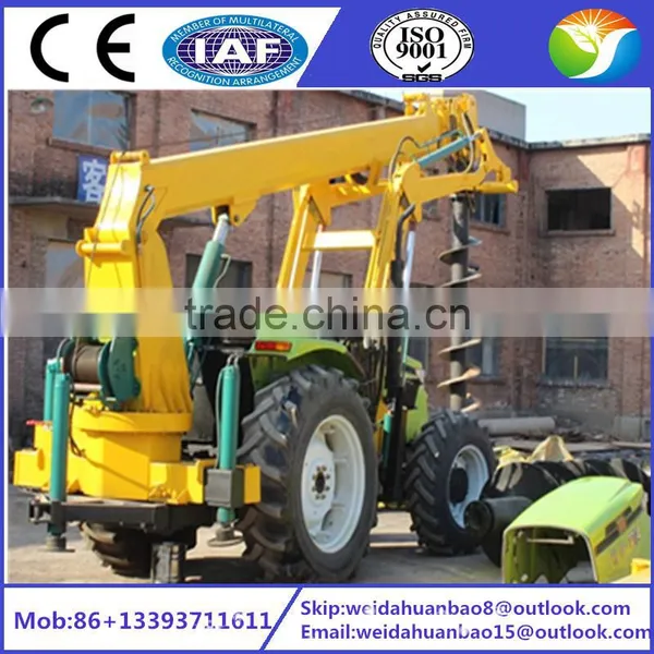 China Market Good Quality Portable Tractor Mounted Earth Auger Drill Machine photo-4