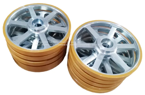 PU Friction Drive Wheel, Polyurethane Wheels, Automotive Assembly Line Parts,polyurethane Coated Wheel photo-2