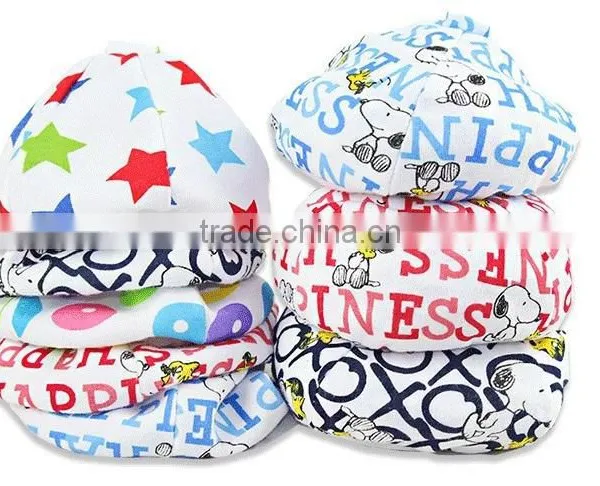 100% Cotton Baby Hat Cap for Boys Girls Soft Hats Baby Caps 0-3 Months photo-4