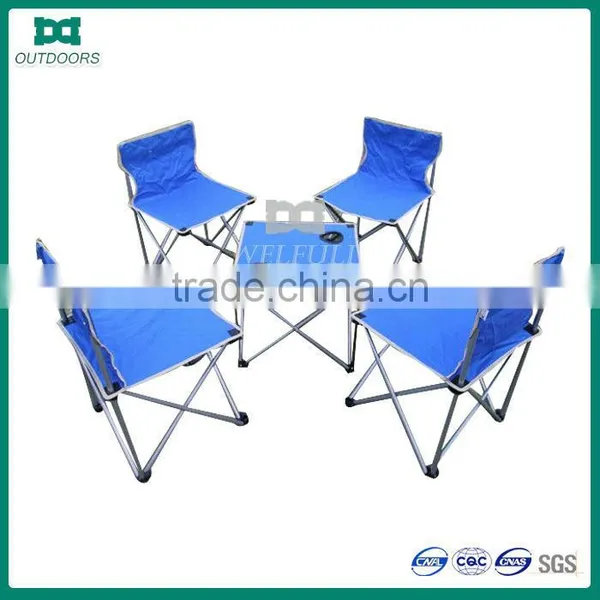 Outdoor Folding Chair and Tables Set photo-3
