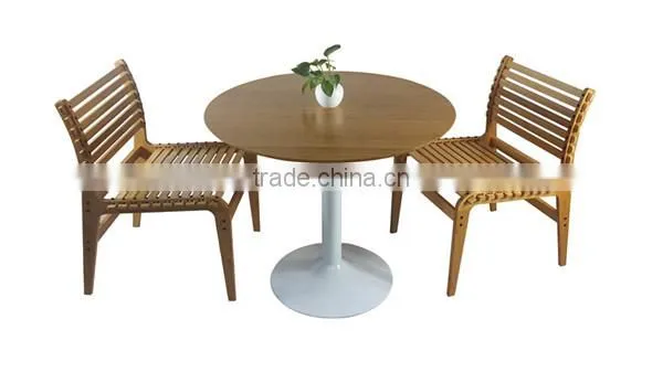 2016 Popular Style Bamboo Negotiation Desk With Leisure Chair photo-2