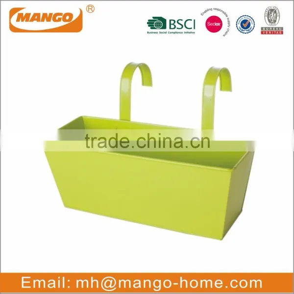 Metal Colorful Oval Hanging Garden Planter photo-3