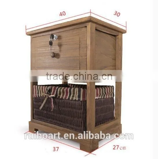 Multi PP Drawer Paulownia Storage Cabinet photo-2