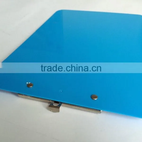 PP Stationery Plastic Clip Board,mini FC Size Clipboard