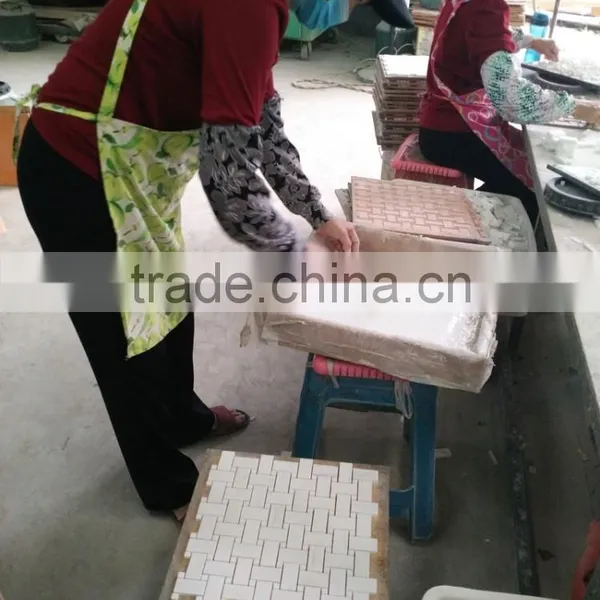 Jianfa Stone Factory Direct Sale Oriental White Marble Stone Mosaic photo-4
