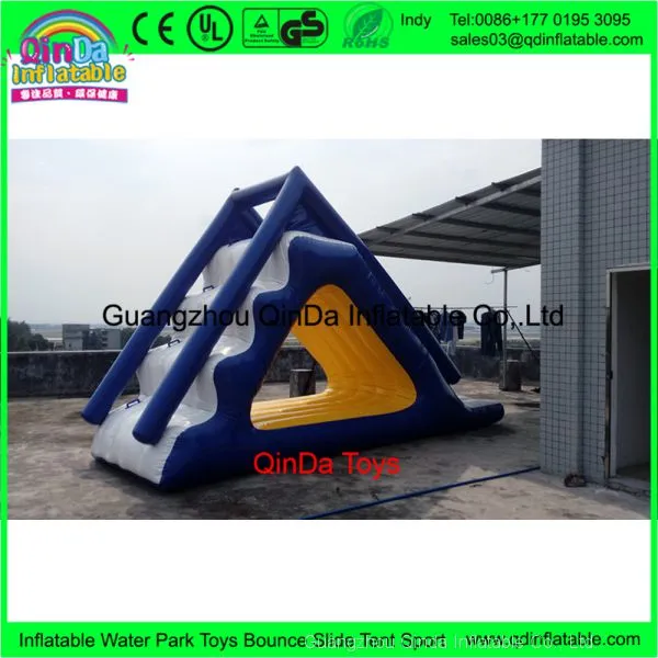 2017 Funny Water Toys 0.9mm PVC Inflatable Floating Water Slide With Factory Price photo-4