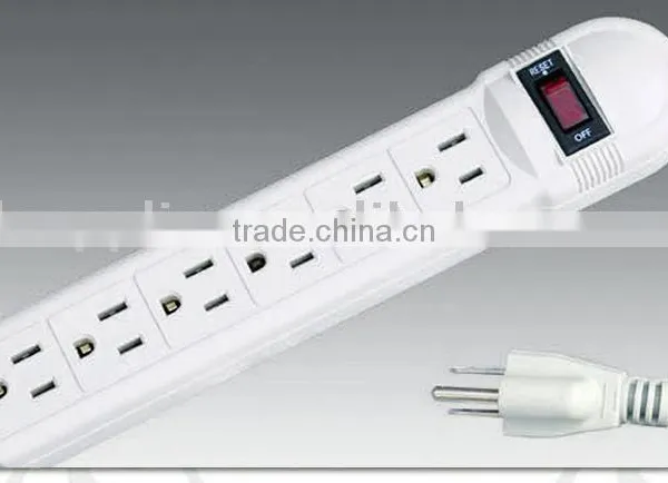 6 Outlet UL Power Strip Power Outlet Outlet Strip