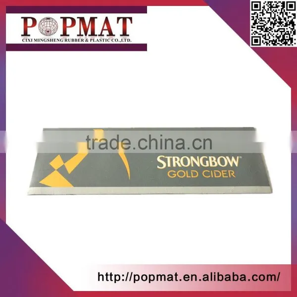 Custom Logo Printed Non Woven Fabric Rubber Bar Mat photo-2
