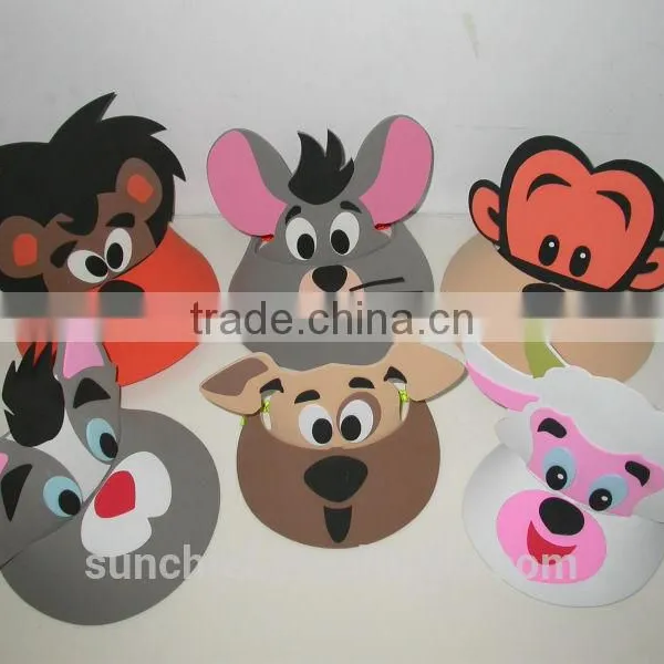 EVA Foam Sun Visor Animal Cap photo-2