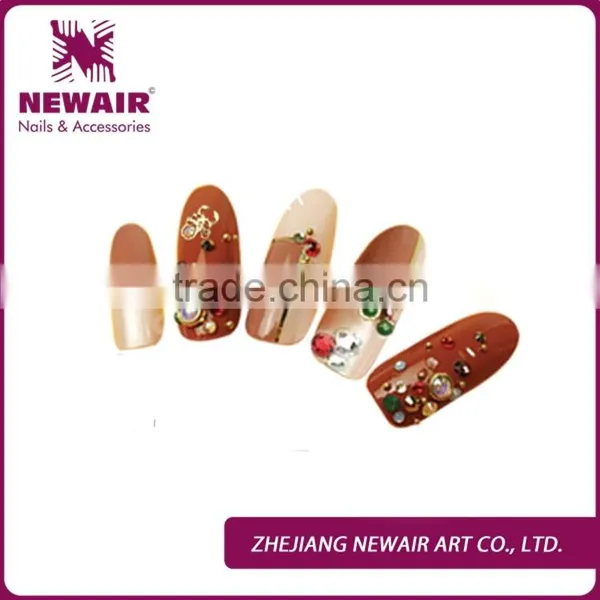 Newair New Products 2016 18KD Glod 3d Metal Nail Decorator photo-3