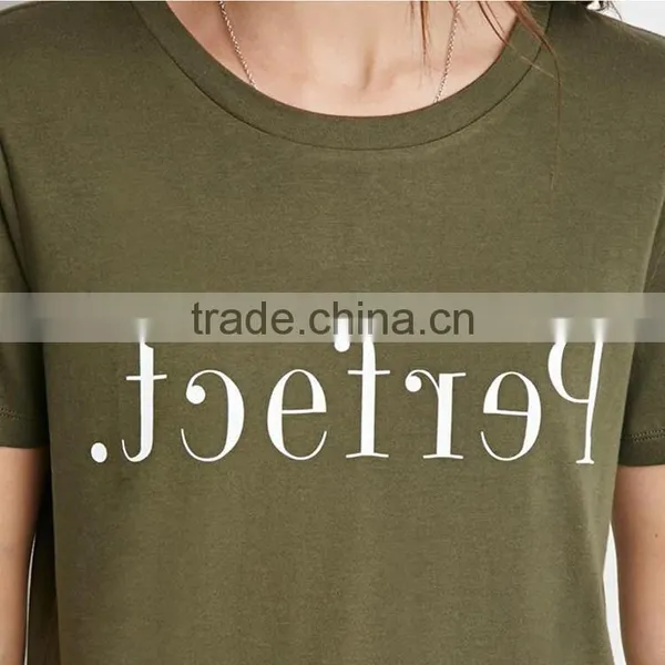 OEM Factory Cotton Printing Custom Women t Shirt Design photo-4