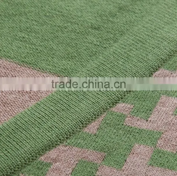 100% Fine Wool Men's Light Green Knitwear Cardigan photo-3