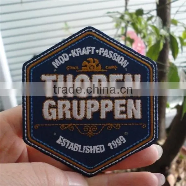 Chinese Custom Laser Cutting Woven Patch Embroidery Patch for Clothing photo-4