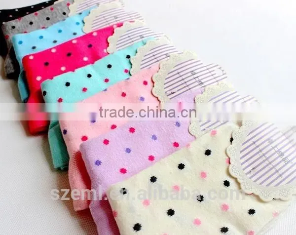 High Quality Wholesale Cute Cotton Women's Point Socks photo-3