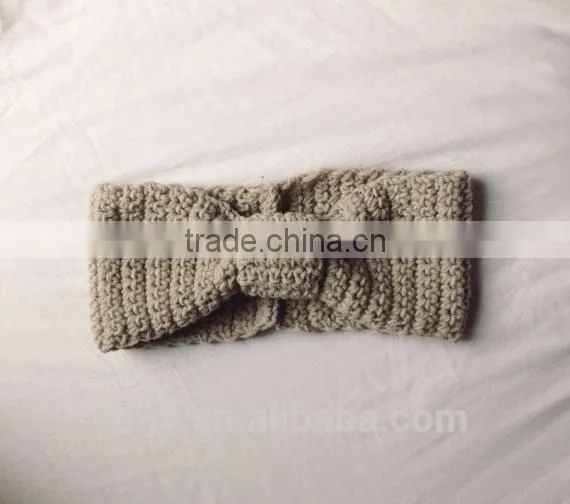 Handmade Crochet Ponytail Beanie Handband Hat photo-3