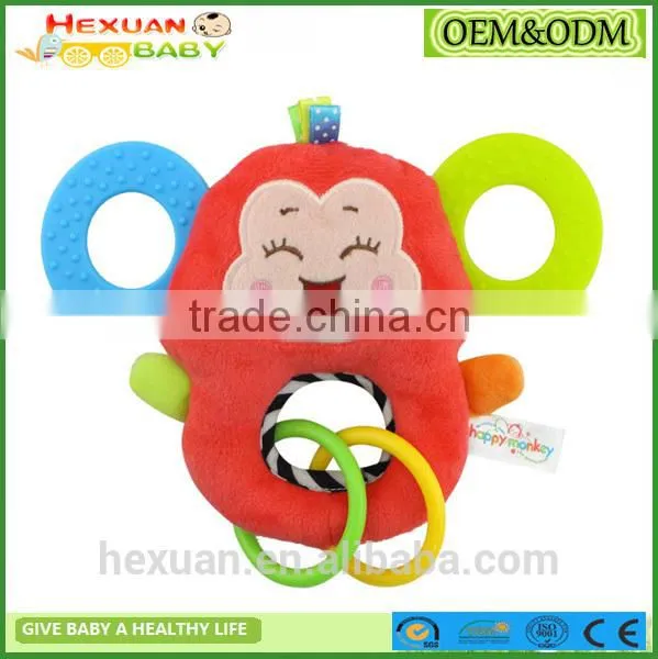 Baby Teethers Teething, Relief Teething Toys Soft Teething Bell Rings photo-2